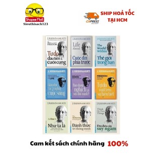 Sách - combo j. krishnamurti - 9 quyển - first news