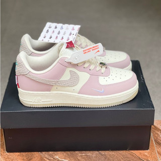 Giày Af1 hồng phấn nữ, giày Air Force 1 hồng phấn bản trung full