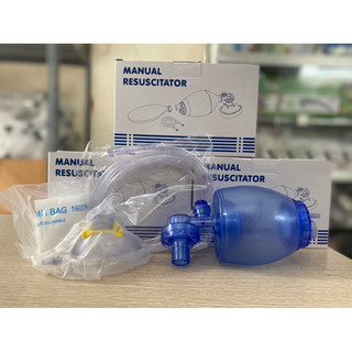 Bóng bóp Ambu cấp cứu oxy tập thở [người lớn, trẻ em.so sinh]