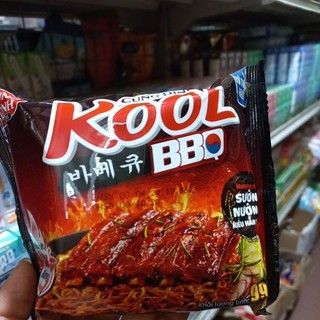 Mì trộn Kool sườn nướng BBQ cay bùng vị