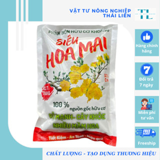 Phân bón hữu cơ Siêu Hoa Mai, chuyên cho cây mai vàng, cây kiểng, bonsai, Bịch 700g