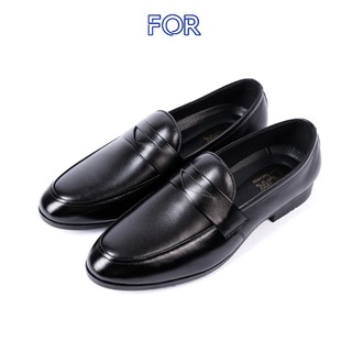 Giày lười nam công sở FOR da bò kiểu dáng Basic PLF07