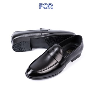 Giày lười nam công sở FOR da bò kiểu dáng Basic PLF07