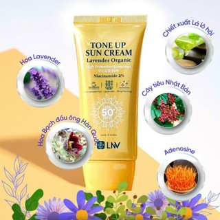 Kem chống nắng lavender organic linh nhâm sps 50+++