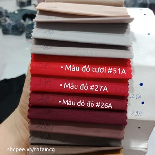 Vải Kate Silk Màu Đỏ Đô / Đỏ Đậm Vải Đẹp Láng Mịn