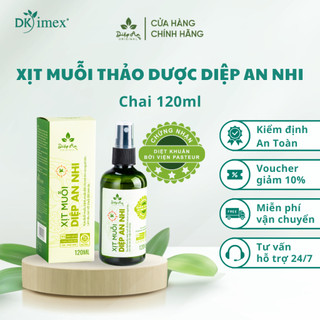Xịt muỗi thảo dược Diệp An Nhi 120ml - Phòng chống, xua đuổi muỗi, làm dịu vết đốt trên da