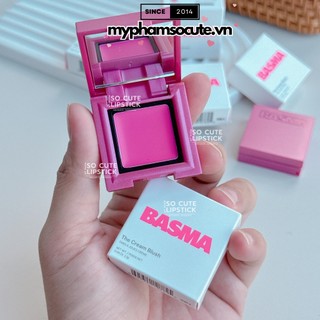 Má hồng dạng kem BASMA Cream Blush màu Fuchsia Minisize 1.2gr