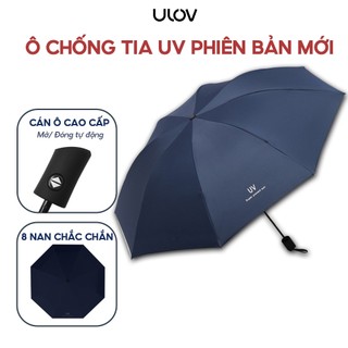 Ô Gấp Gọn Phủ Lớp Chống Tia UV, Dù Che Nắng, Che Mưa Ngoài Trời Đầm Tay Cao Cấp - ULOV