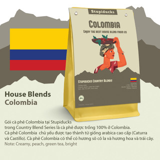 Cà phê Arabica Colombia Coffee - Country Blend Series - Stupiducks Specialty Coffee
