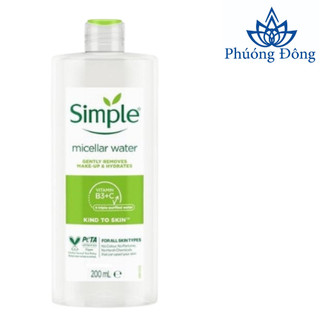 Nước Tẩy Trang Simple Micellar Cleansing Water 200ml