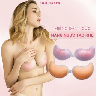 Miếng dán nâng ngực cài trước tạo khe chống tuột siêu dính hở lưng GOM UNDER - SA-0013