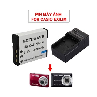 Pin, Sạc máy ảnh Casio Exilim NP-20, NP-30, NP-40, NP-60, NP-70, NP-80, NP-90, NP-100, NP-120, NP-130, NP-150