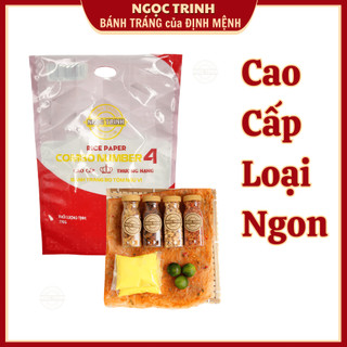 Bánh Tráng Phơi Sương (COMBO 04) Bánh Tráng Bơ Tôm Ngũ Vị Loại Ngon Cao Cấp Thương Hiệu Bánh Tráng Ngọc Trinh