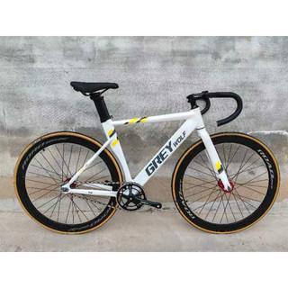Ib shop nhận giá tốt - Xe Fixed Gear khung nhôm không mối hàn GREY 700c