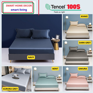  Set ga gối lẻ cao cấp 100%Tencel 100s 3 món siêu mềm mát mịn 14 màu tùy chọn chăn ga gối hè 