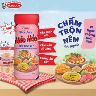 Compo lốc muối hảo hảo 6 lọ x120g lo muối chấm hảo hảo tôm chua cay mẫu 2024
