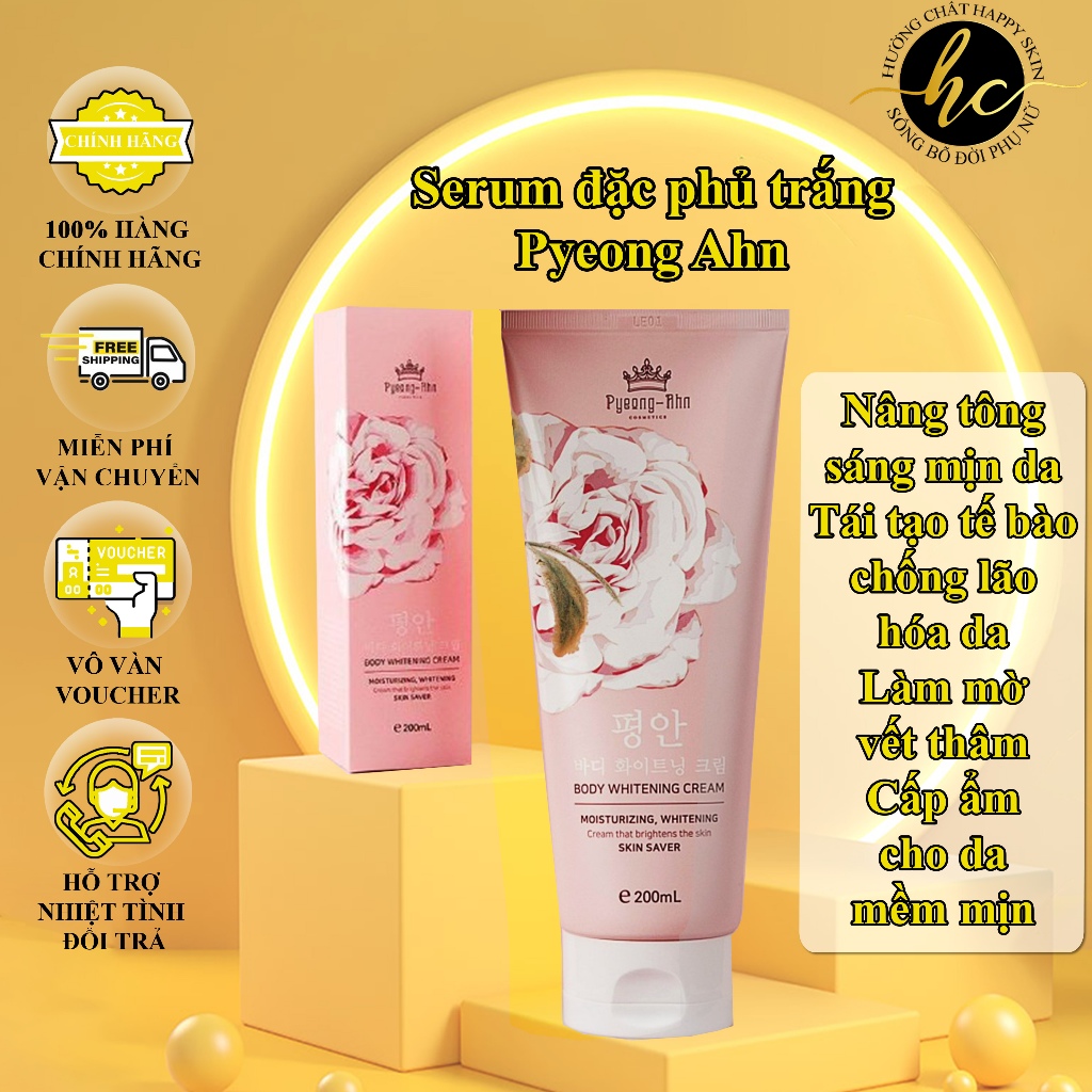 Serum Đặc Phủ Trắng Pyeong Ahn Giúp Nâng Tone Sáng Mịn Tái Tạo Tế Bào Chống Lão Hóa Da Làm Mờ Thâm Cấp Ẩm Cho Da Mềm Mịn