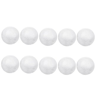 10 quả bóng xốp, quả cầu xốp 4cm, quả cầu xốp 5cm màu trắng dùng làm đồ thủ công, nụ hoa