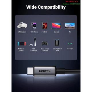 Cáp USB Type-C to Type-C bẻ góc 90 độ dài 5M tốc độ 5Gbps Ugreen 90629 cao cấp