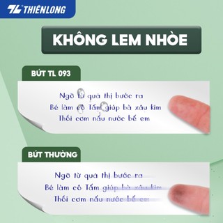 Bút Bi Nến Thiên Long - Nét Bút Êm Trơn - Không Gai Giấy
