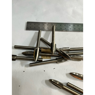 Đầu khắc gỗ trục 6mm - 3 khía ( mũi điêu khắc gỗ, tỉa bonsai)