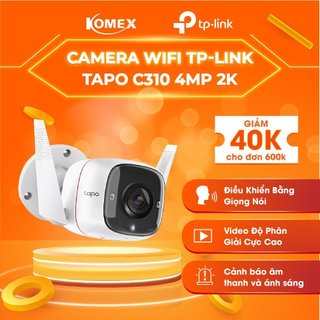 Camera wifi TP-Link Tapo C310 3MP ngoài trời chính hãng giám sát an ninh gia đình