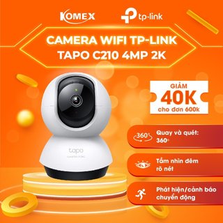 Camera wifi TP-Link Tapo C210 3MP chính hãng quay quét 360 độ giám sát an ninh gia đình