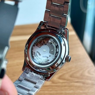 Đồng hồ cơ automatic SEIKO dây thép đúc máy Nhật