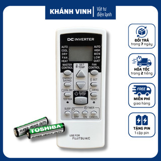 Remote máy lạnh fujitsu inverter, remote điều hòa fujitsu, điều khiển điều hòa máy lạnh fujitsu