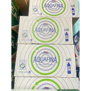 Thùng 24 chai nước uống đóng chai AQUAFINA 500ml-Hàng chuẩn công ty