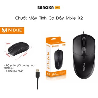 Chuột Mixie X2 có dây - Chính Hãng 100%, bảo hành 12 tháng