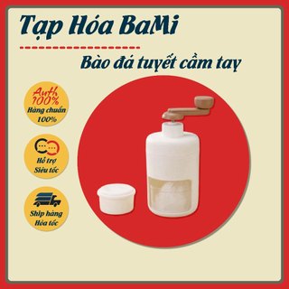 Máy bào đá cầm tay mini, máy xay đá tuyết mịn giải nhiệt mùa hè - Tạp Hóa BaMi