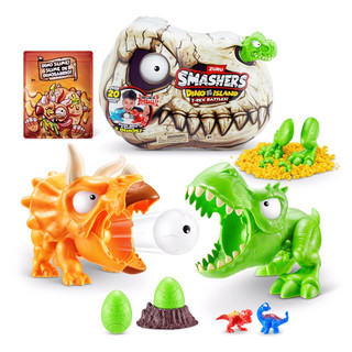 Đồ chơi sọ khủng long Zuru Smashers Dino island T-rex Battles! 20+, hàng Mỹ.