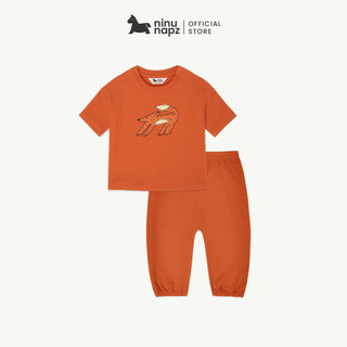  NinuNapz - Bộ áo ngắn tay quần lưng chun cao cấp cho bé từ 6M-24M - Vải sợi tre pha cotton mềm mịn êm ái 