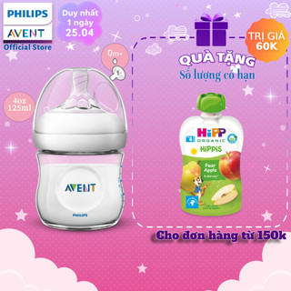 Philips Avent bình sữa mô phỏng tự nhiên 125ml cho bé từ 0 tháng SCF690/13