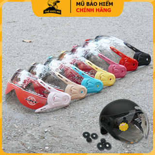 Kính grs tặng kèm bộ ốc,kính mũ bảo hiểm thay thế cho nón bảo hiểm nửa đầu Grs a33k,a737k,a102k,a966k,a368k