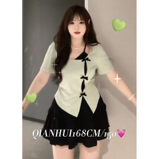Áo Thun Tăm nơ dễ thương