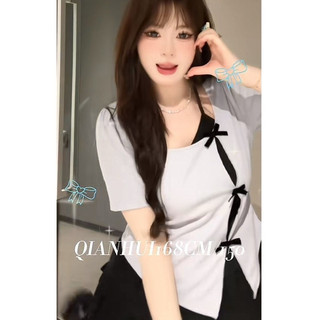 Áo Thun Tăm nơ dễ thương