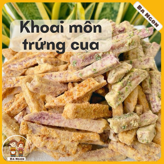 Khoai môn sợi tẩm vị trứng cua, hành hẹ…khoai môn sợi tẩm vị thơm ngon giòn rụm