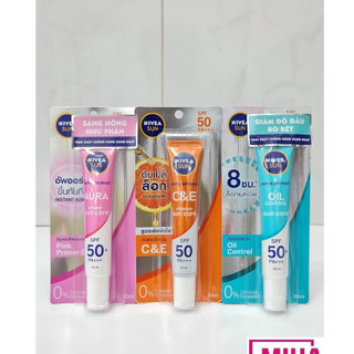 Tinh chất chống nắng và dưỡng trắng da nivea sun serum spf50 pa+++ 30ml thái lan
