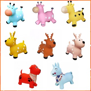 Thú nhún bơm hơi Toys House AN TOÀN, nhiều hình lựa chọn cho bé