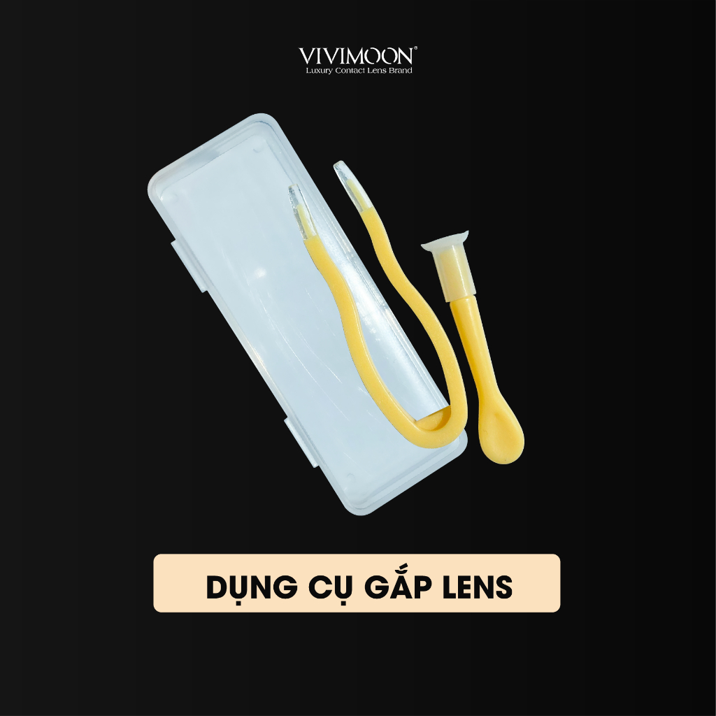 Dụng cụ gắp VIVIMOON LENS đeo kính áp tròng giao màu ngẫu nhiên