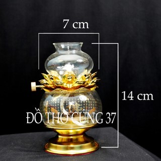 ĐÈN DẦU LƯU LY THỦY TINH 02 [ KINH CHÚ ĐẠI BI ]