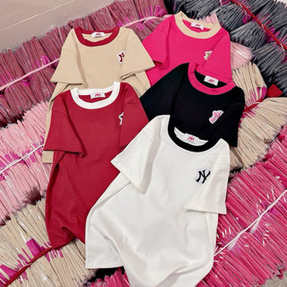 Áo thun dáng ôm nữ babytee thêu viền ( mã NY thêu CT )