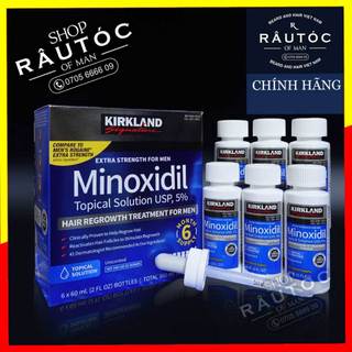 Serum mọc râu Minoxidil 5% hộp 6 lọ