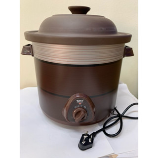 Nồi nấu chậm,hầm chậm,nấu cháo ,kho cá dung tích 6 lít ,ruột đất nung nên nấu ăn rất ngon. rất tiện