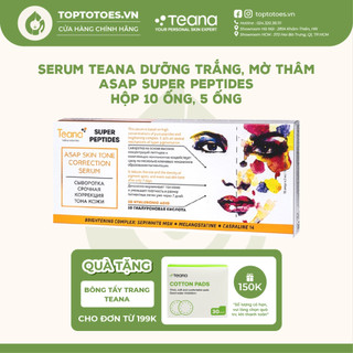 Serum Teana Super Peptides ASAP dưỡng trắng, mờ thâm, cải thiện kết cấu da