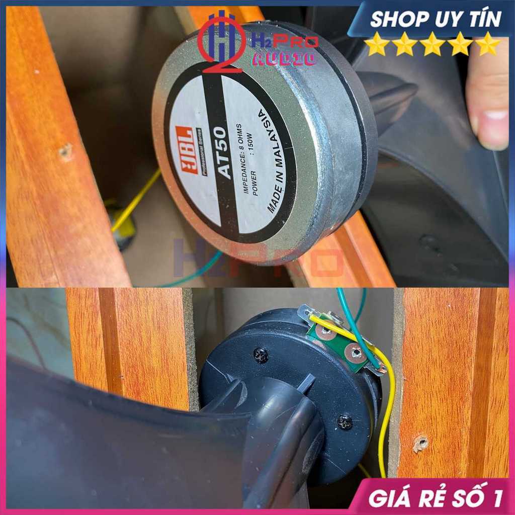 Đôi Loa Treble Jbl AT50 300W Thùng Gỗ Coil Titan 250, Loa Siêu Tép Kèn Rời Sang Trọng - H2Pro Audio