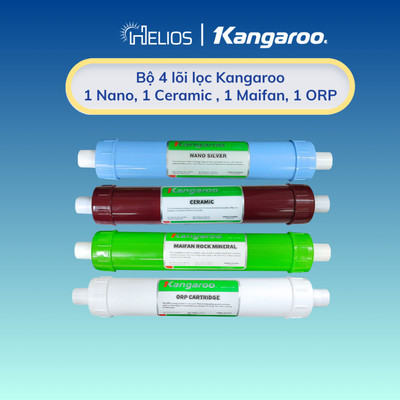Bộ 4 lõi chức năng ( Nano, Ceramic, Maifan, Orp) cho máy Kangaroo - Hàng chính hãng