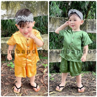 Bộ đồ quần đùi cho bé, bà ba cho bé trai bé gái - kimbapdoo